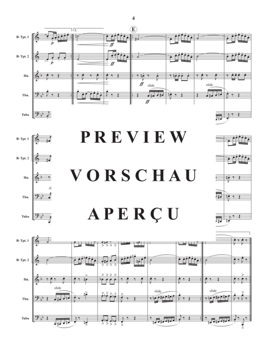 Produktgalerie: Seite 6 von 11 A Trombone Mix-Up , , (Blechbläserquintett)