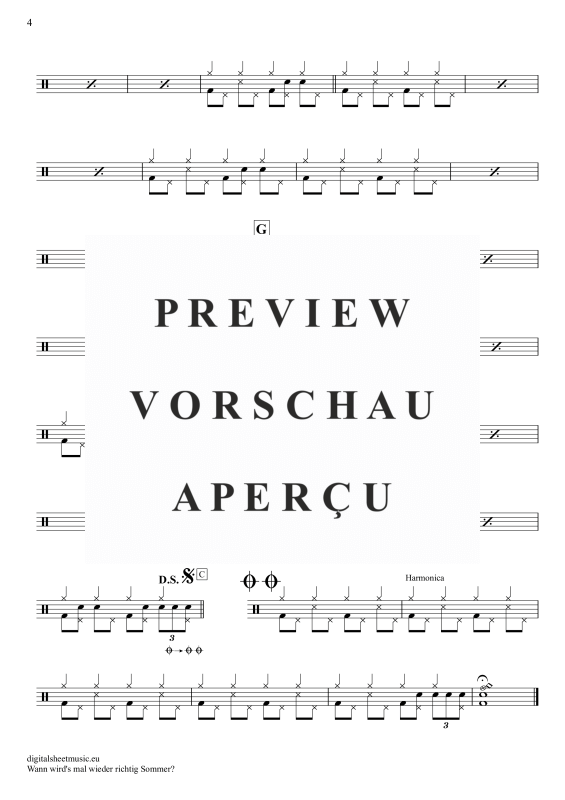 gallery: Wann wird’s mal wieder richtig Sommer , Carrell, Rudi, Drums