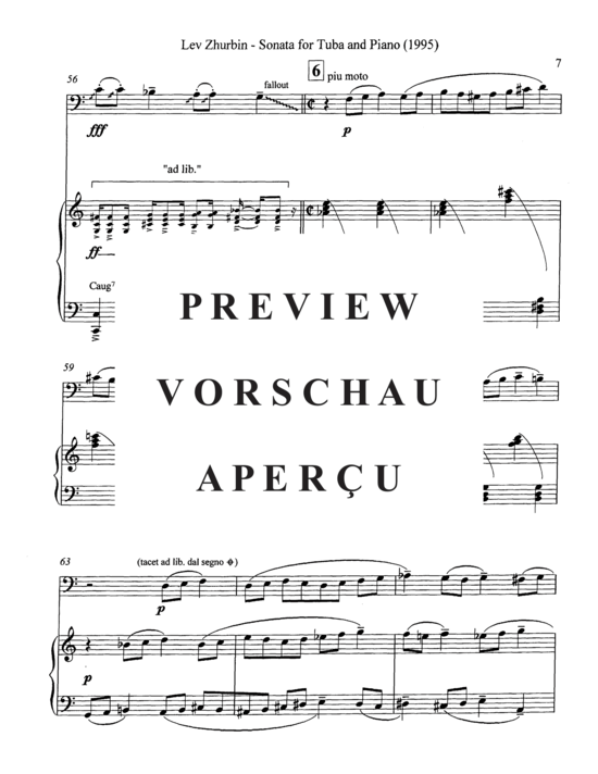 Product gallery: Page 9 of 21 Sonata , , (tuba + piano)