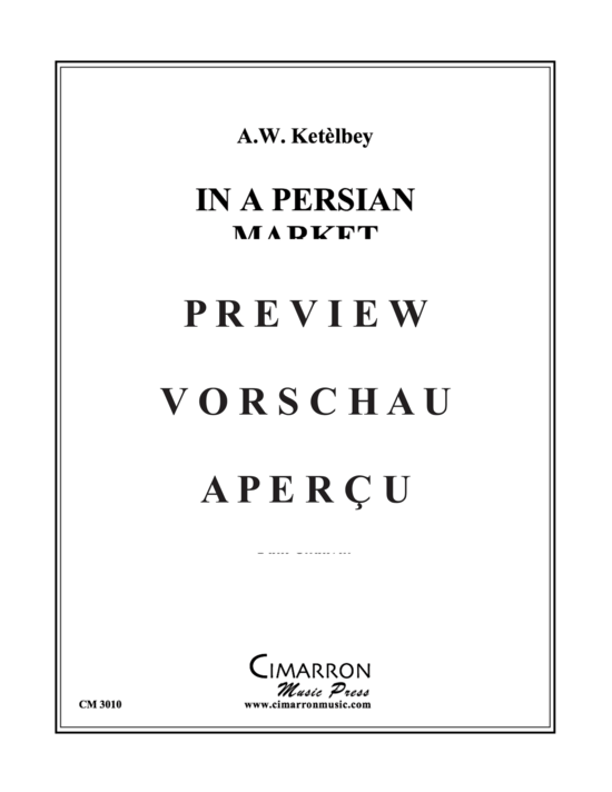 gallery: In a Persian Market , , (Blechbläserquintett)