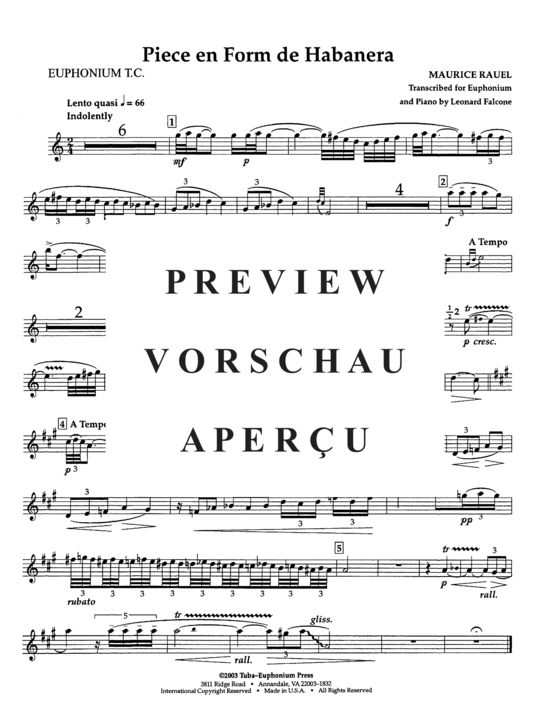 gallery: Piece en Form de Habanera , , (Euphonium + Klavier)
