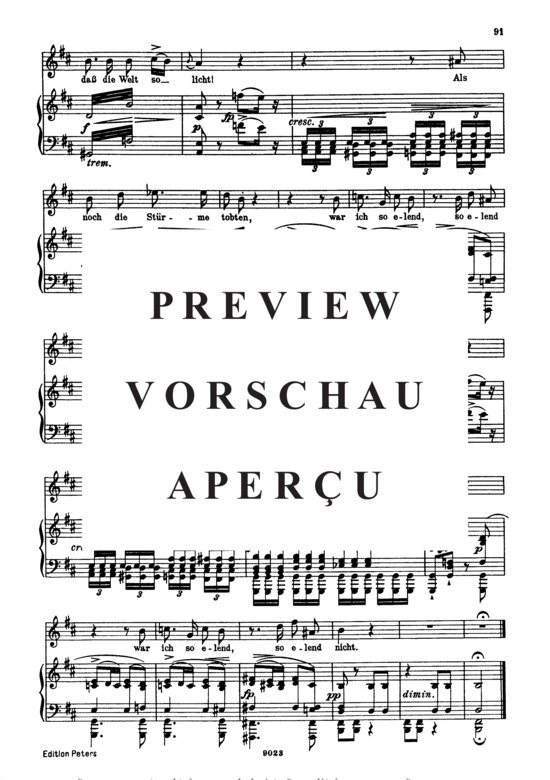 gallery: Einsamkeit D.911-12 (Winterreise) , ,  (Gesang hoch + Klavier)