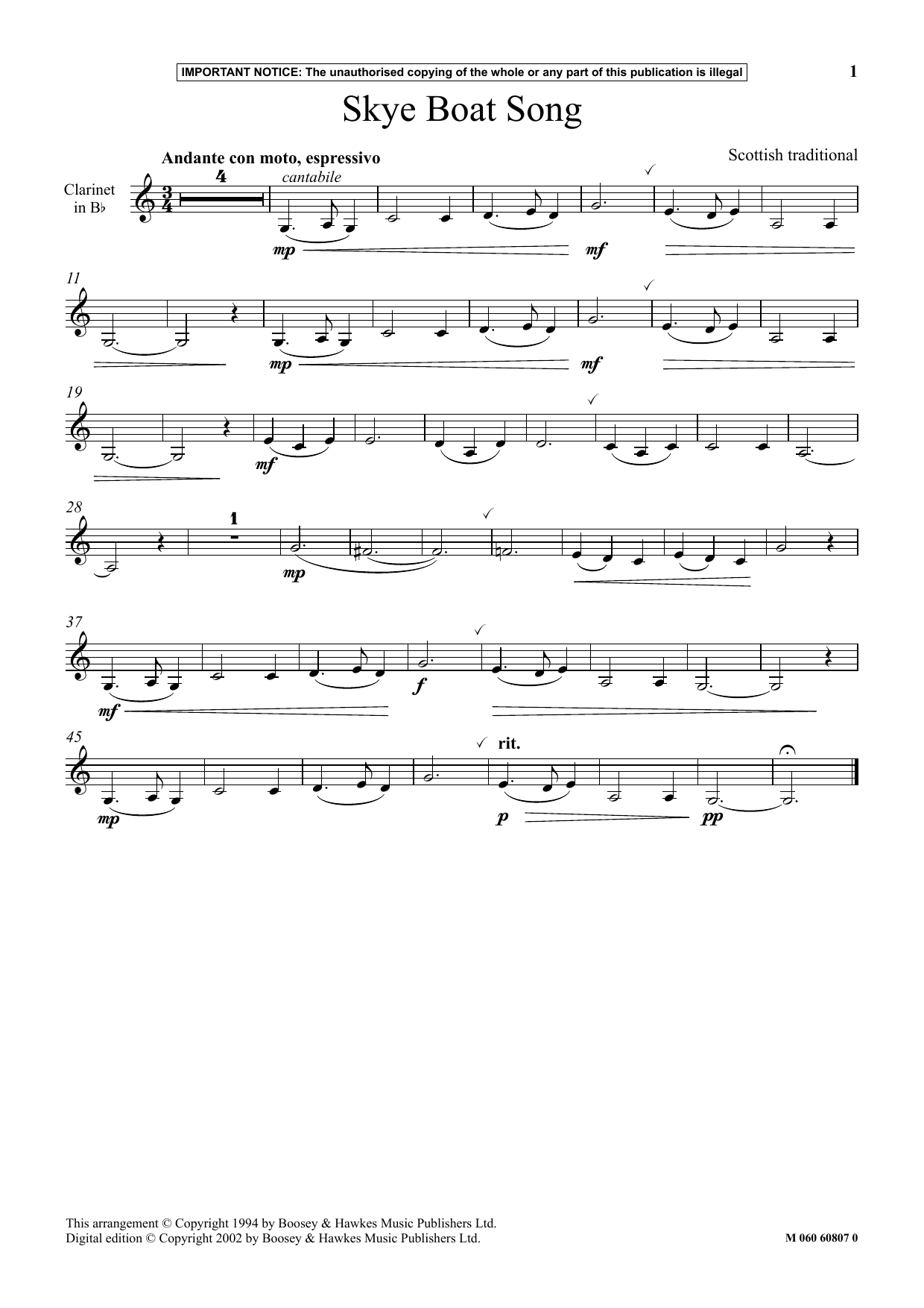 Produktbild zu: Skye Boat Song