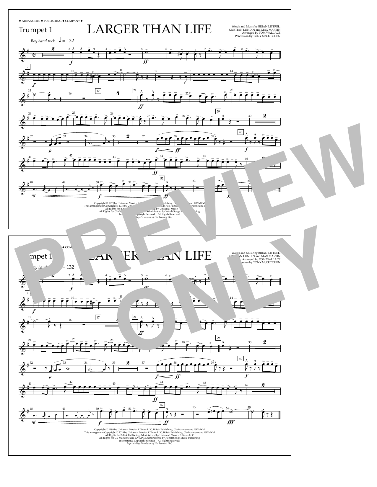 Product picture to: Larger Than Life - Trumpet 1