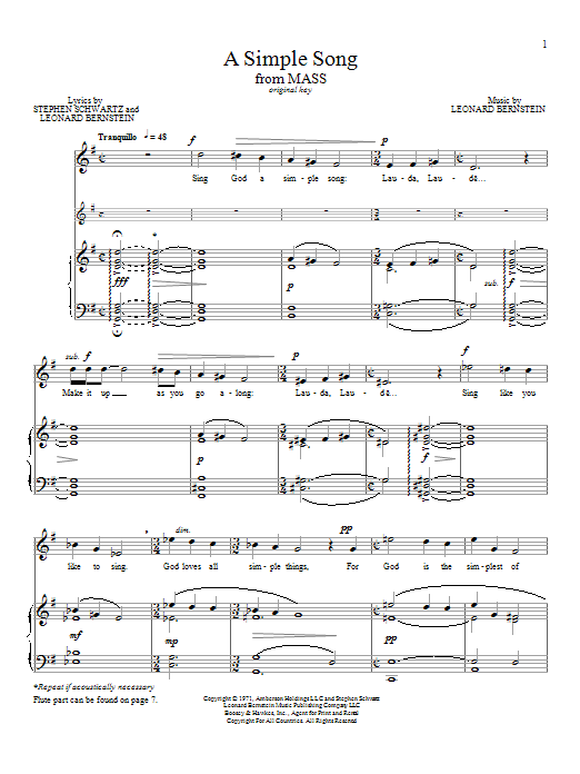 Product picture to: A Simple Song