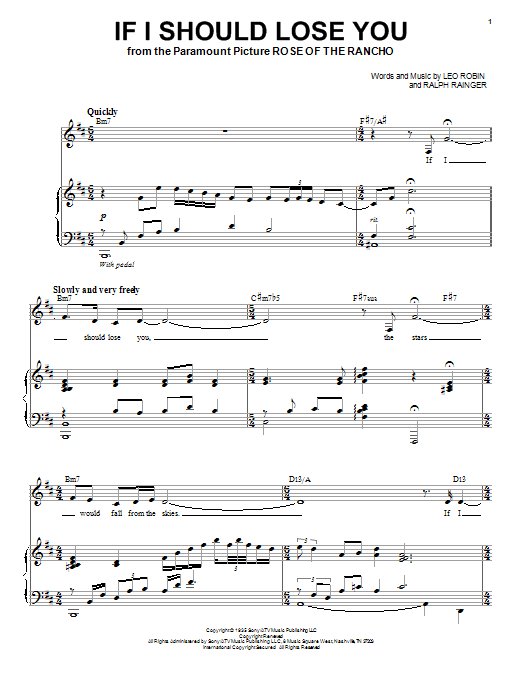 Produktbild zu: If I Should Lose You