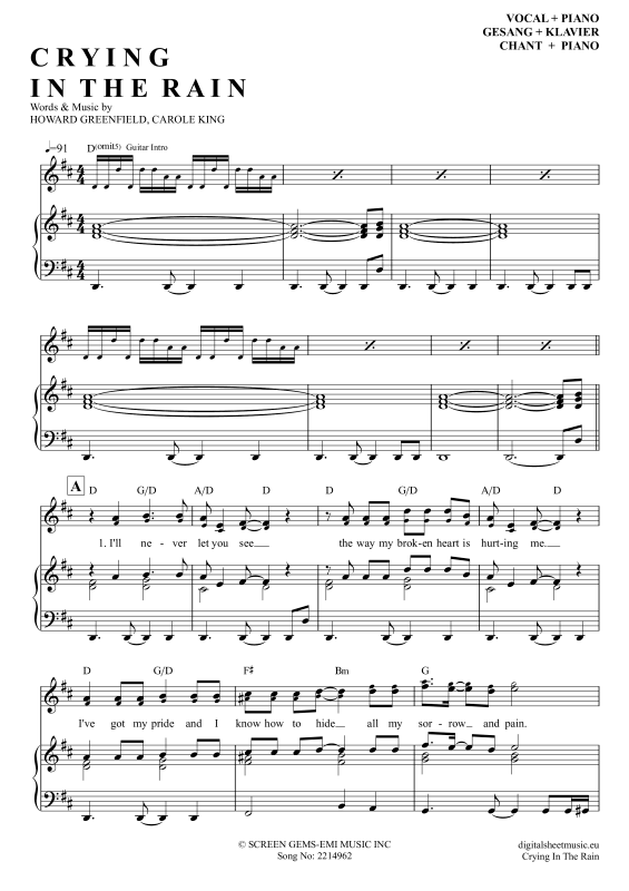 Produktbild zu: Crying In The RainA-Ha