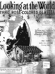 cover: Looking At The World Through Rose-Coloured Glasses, Tommy Malie, Gesang, Klavier
