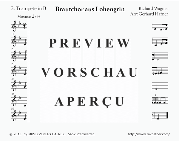 gallery: Brautchor aus Lohengrin, , (Blechbläser Ensemble)