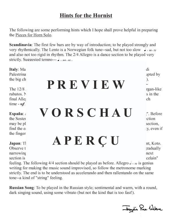 Produktgalerie: Seite 3 von 11 Pieces - Four Improvisations, , Horn in F