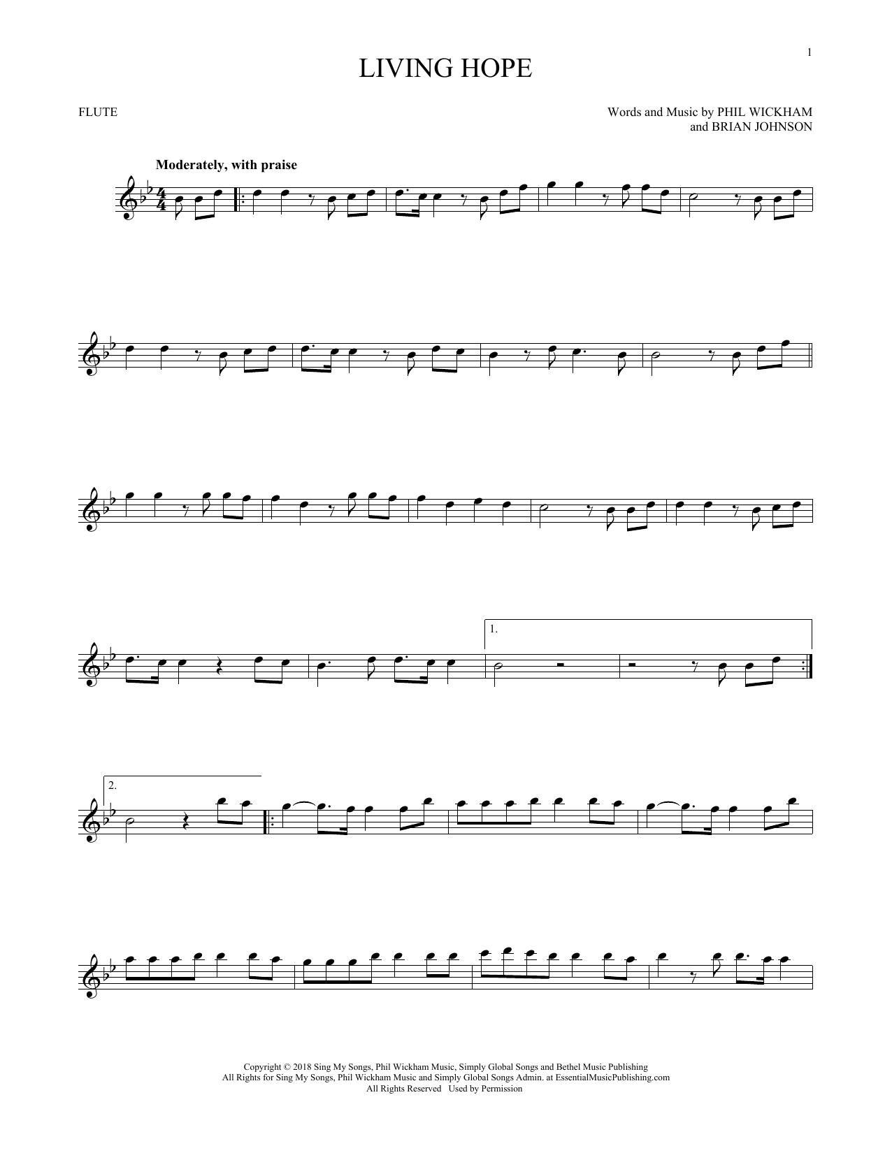 Product gallery: Page 1 of 1 Living Hope, Phil Wickham
