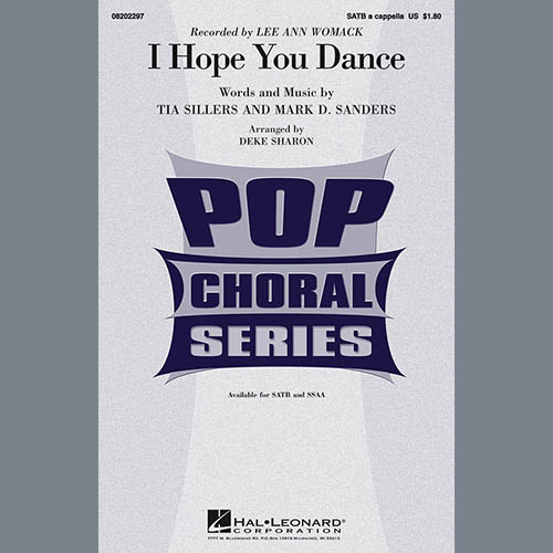 Product picture to: I Hope You Dance