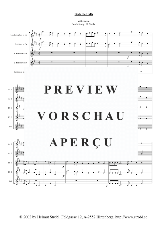 gallery: Deck The Halls, , Saxophonquintett AATTB