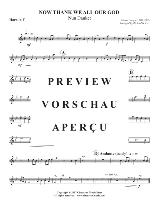 Produktgalerie: Seite 8 von 10 Now Thank We All Our Good , , (Blechbläserquintett)