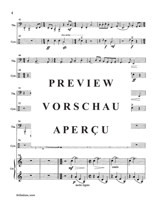 Produktgalerie: Seite 6 von 21 Brillenbass , , (Tuba + Percussion)