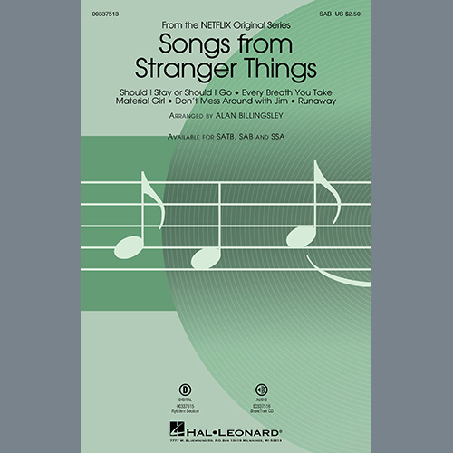 cover: Songs from Stranger Things (arr. Alan Billingsley), Alan Billingsley, Chor