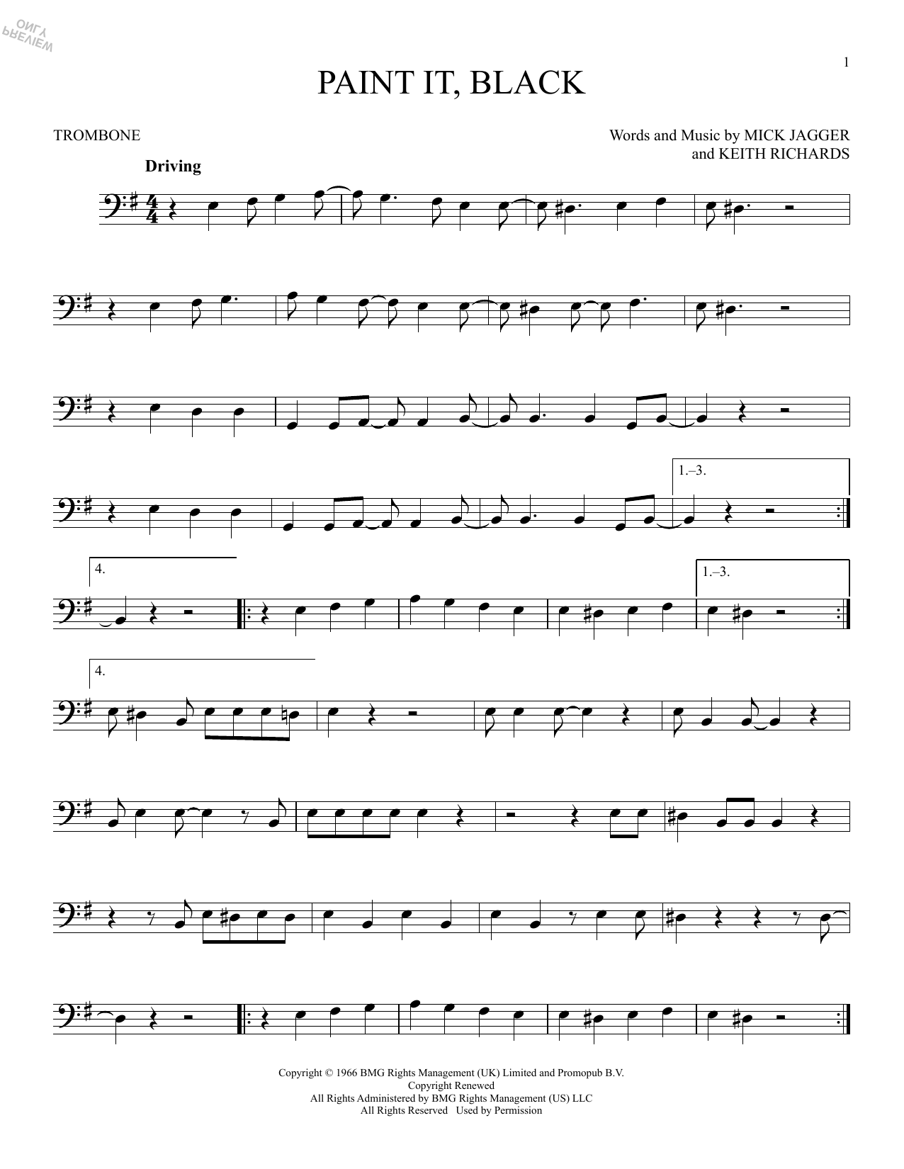 Product gallery: Page 1 of 1 Paint It, Black, The Rolling Stones