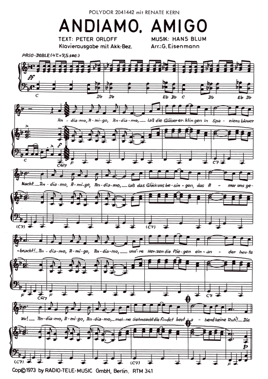 Produktbild zu: Andiamo AmigoRenate Kern