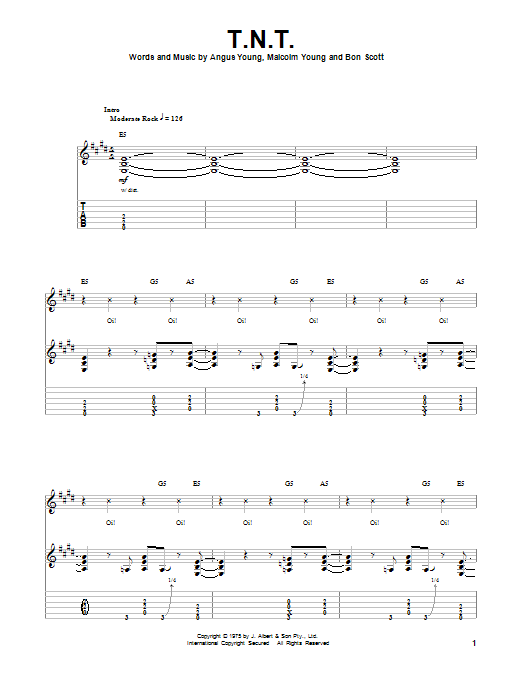Produktgalerie: Seite 1 von 1 T.N.T., AC/DC, Gitarre