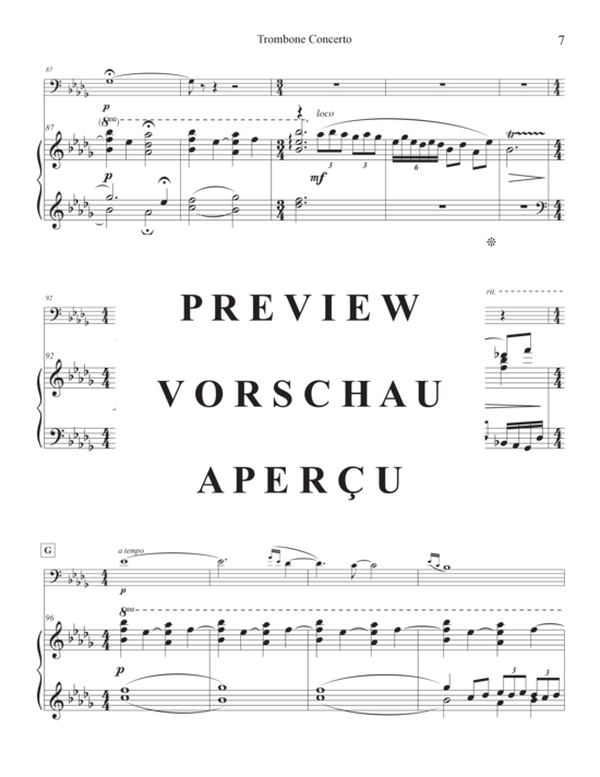 gallery: Trombone Concerto trb/pf , , (trombone and piano)