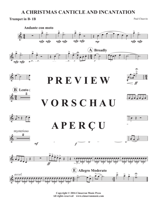 Produktgalerie: Seite 12 von 16 Christmas Canticle , , (Doppeltes Blechbläserquintett)