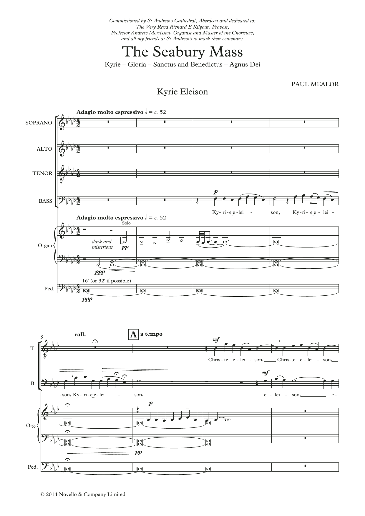Produktbild zu: The Seabury Mass
