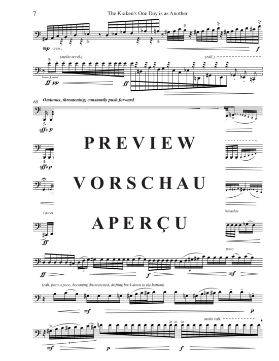 Product gallery: Page 8 of 21 The Krakens One Day is as Another , , (tuba + piano)