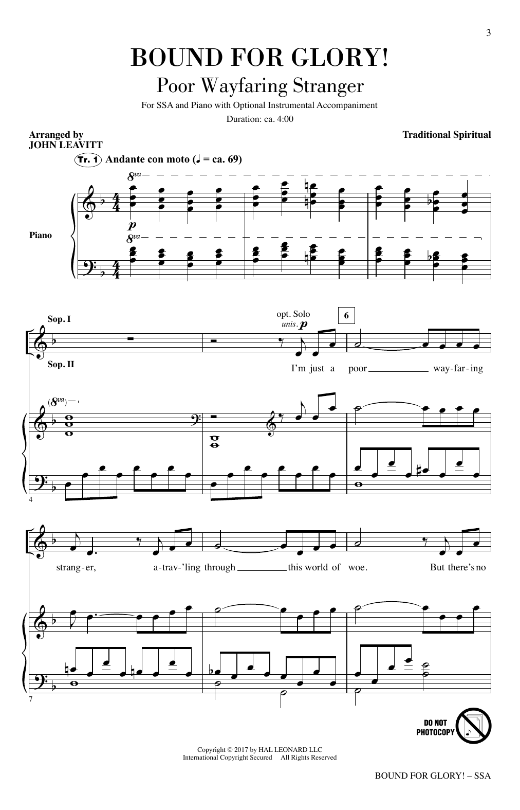 Produktgalerie: Seite 1 von 1 Bound For Glory!, John Leavitt, Chor