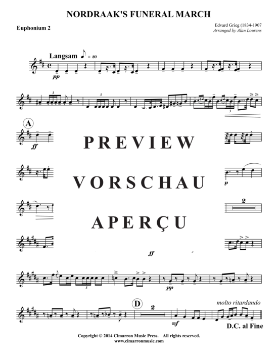 Product gallery: Page 9 of 14 Nordraak's Funeral Marsch , , (3x Baritone, 3x Tuba)