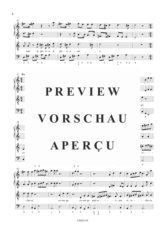 Produktgalerie: Seite 7 von 11 Paratum cor meum, , Gemischtes Ensemble T, 2 Violinen und BC