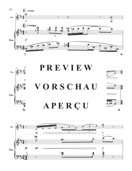 Product gallery: Page 21 of 21 Triptych for Violin and Piano , , (violin and piano)
