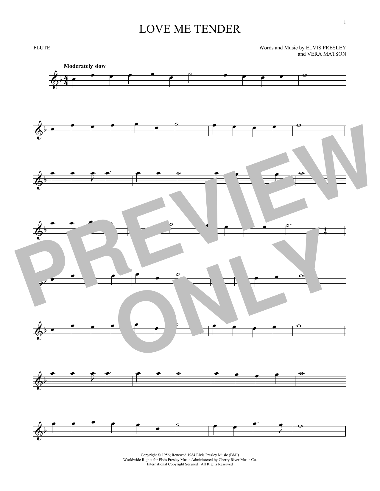 Product gallery: Page 1 of 1 Love Me Tender, Elvis Presley