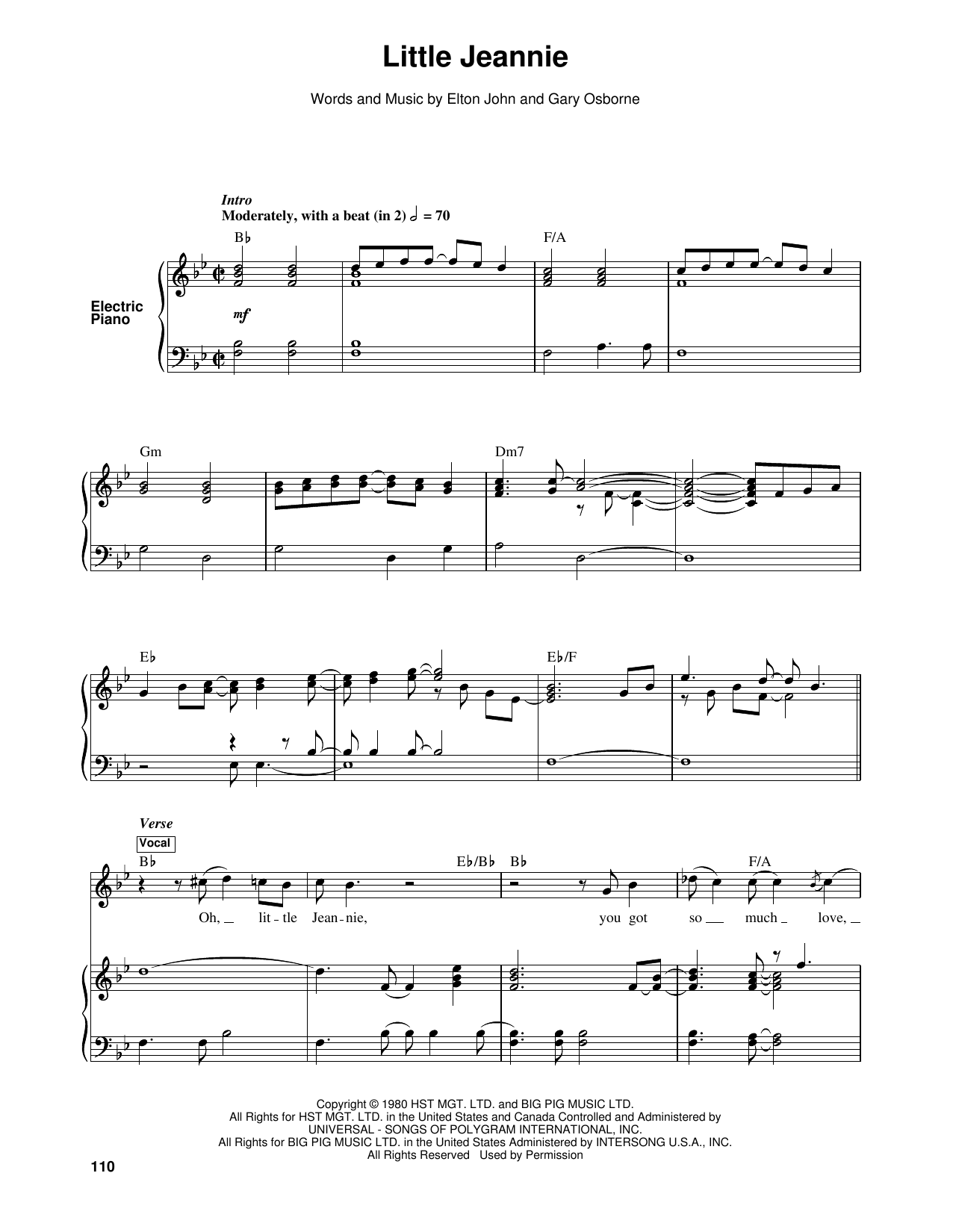 Produktgalerie: Seite 1 von 1 Little Jeannie, Elton John, Keyboard