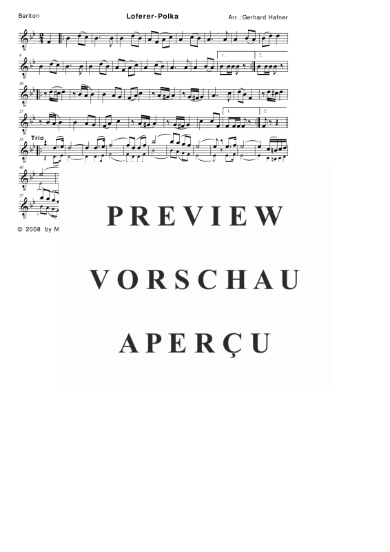 Product gallery: Page 8 of 11 Loferer-Polka, , (woodwind and brass)