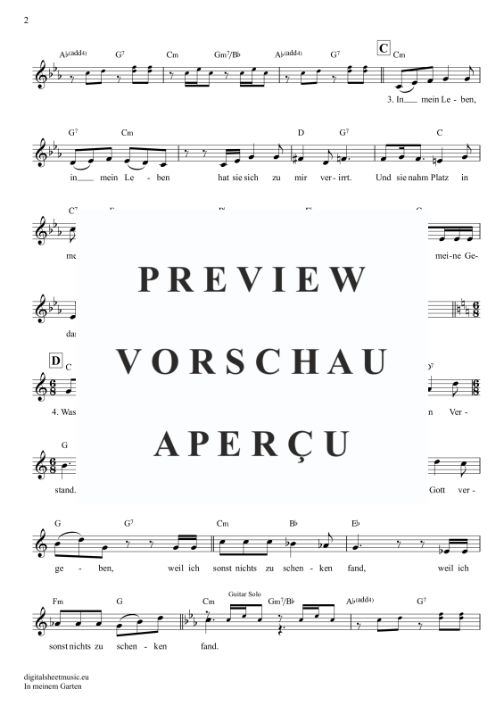 Product gallery: Page 3 of 9 In Meinem Garten, Mey, Reinhard, Gesang