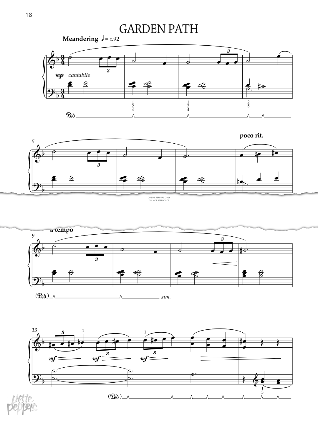 Produktgalerie: Seite 1 von 1 Garden Path, Elissa Milne, Klavier
