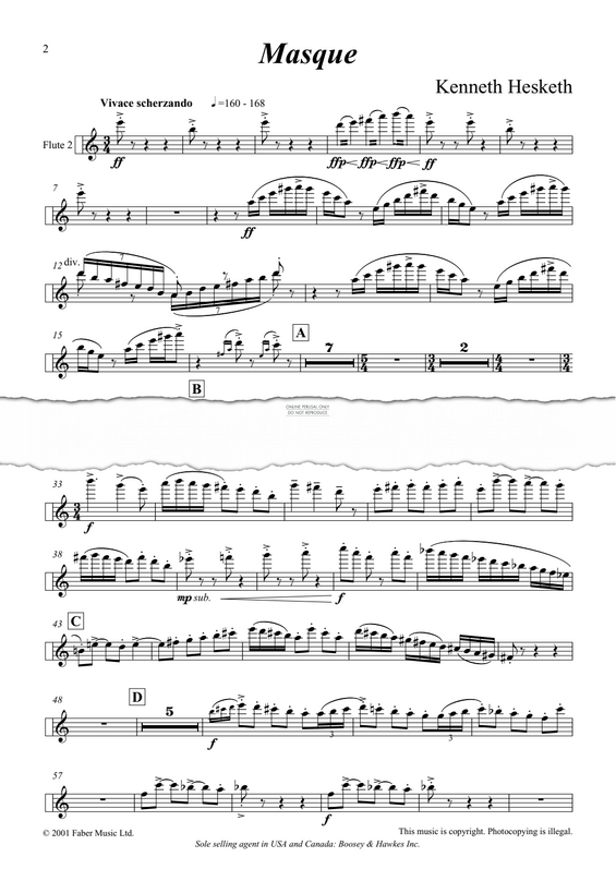 Product gallery: Page 1 of 1 Masque, Kenneth Hesketh