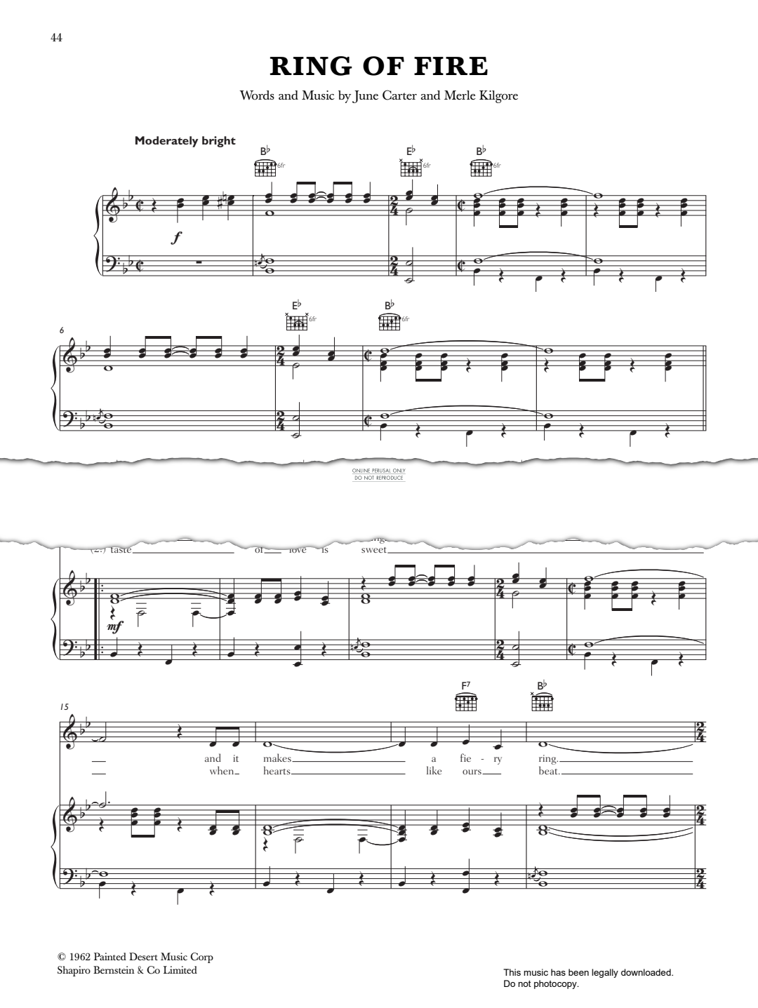 Produktgalerie: Seite 1 von 1 Ring Of Fire, Johnny Cash, Gesang, Gitarre, Klavier