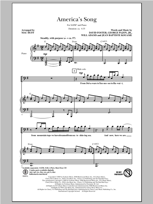 Produktbild zu: America's Song