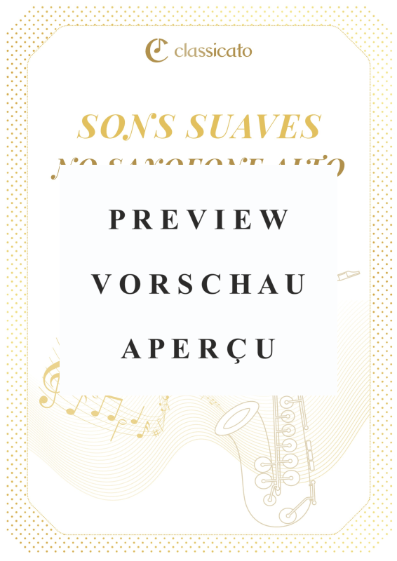 Produktgalerie: Seite 2 von 11 Sons suaves no saxofone alto - Devaneios e clássicos delicados - Versões simplificadas, , Altsaxophon in Es