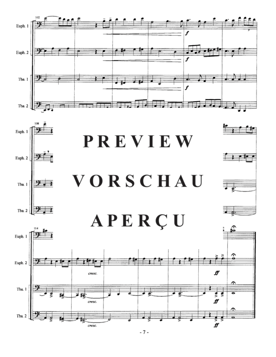 Product gallery: Page 9 of 17 Offertoire , , (Tuba Quartett EETT)