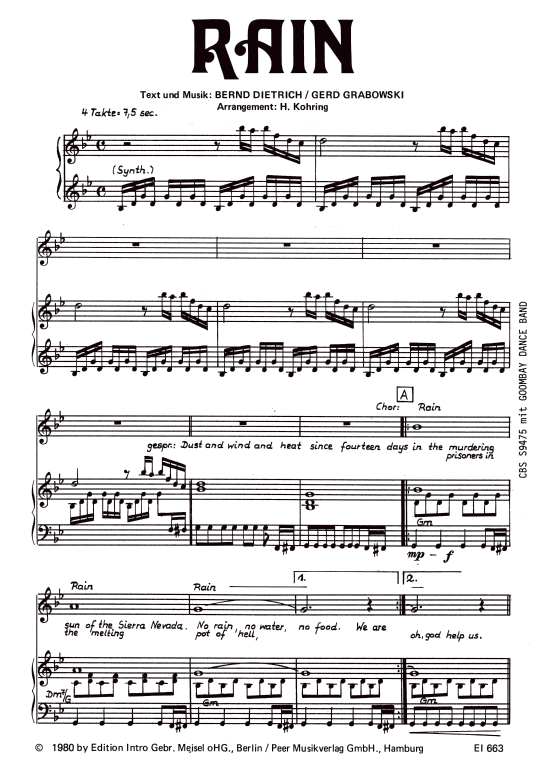 Produktbild zu: RainGoombay Dance Band