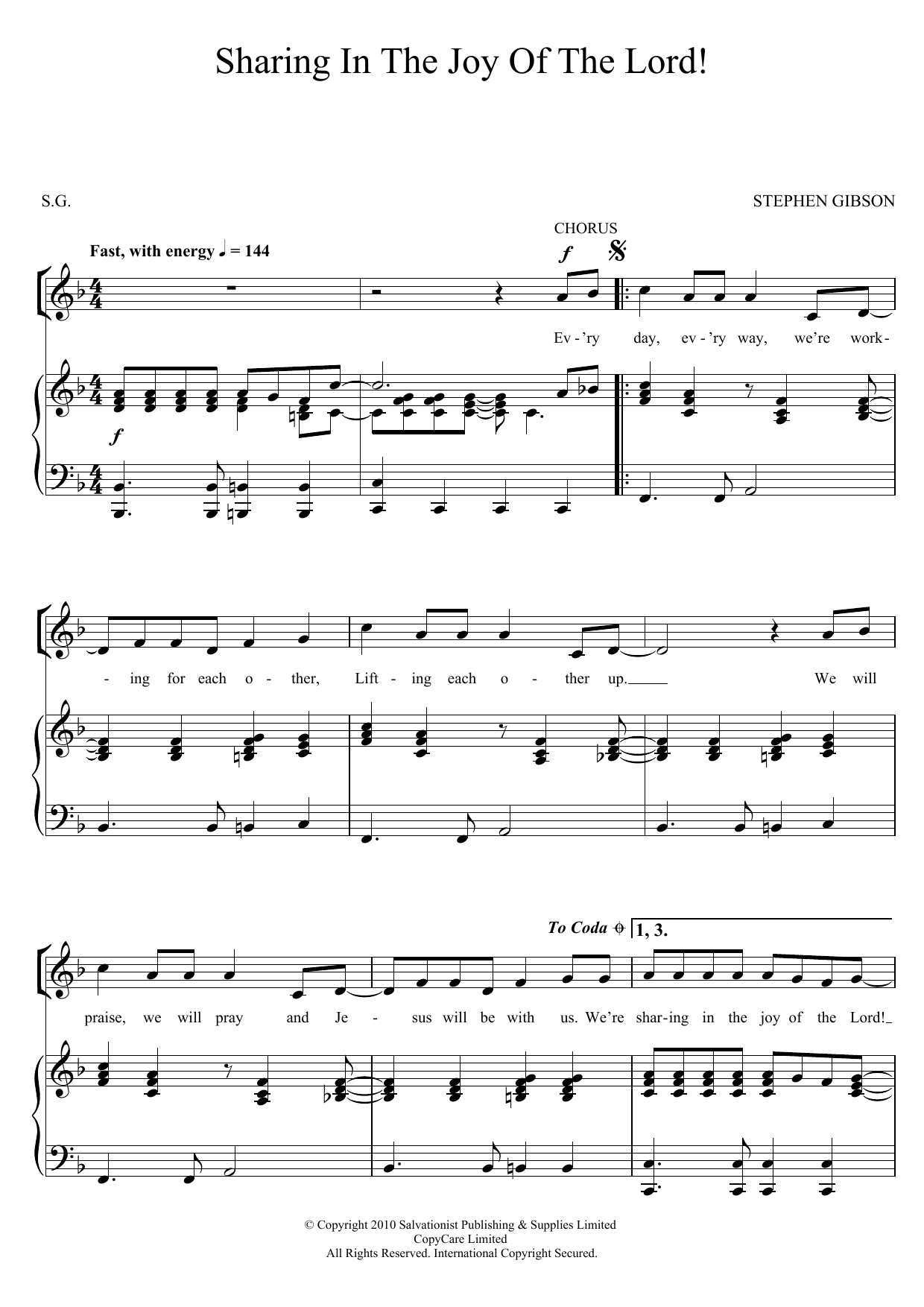 Produktbild zu: Sharing In The Joy Of The Lord