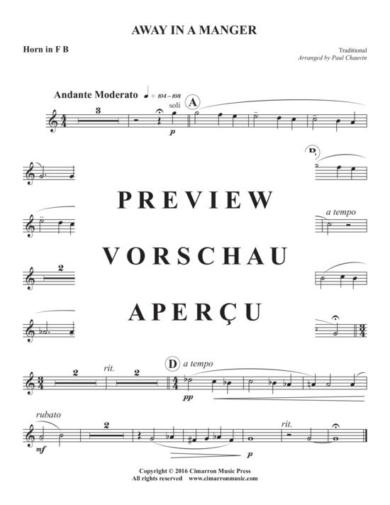 Produktgalerie: Seite 13 von 15 Away In A Manger , , (Doppeltes Blechbläserquintett)
