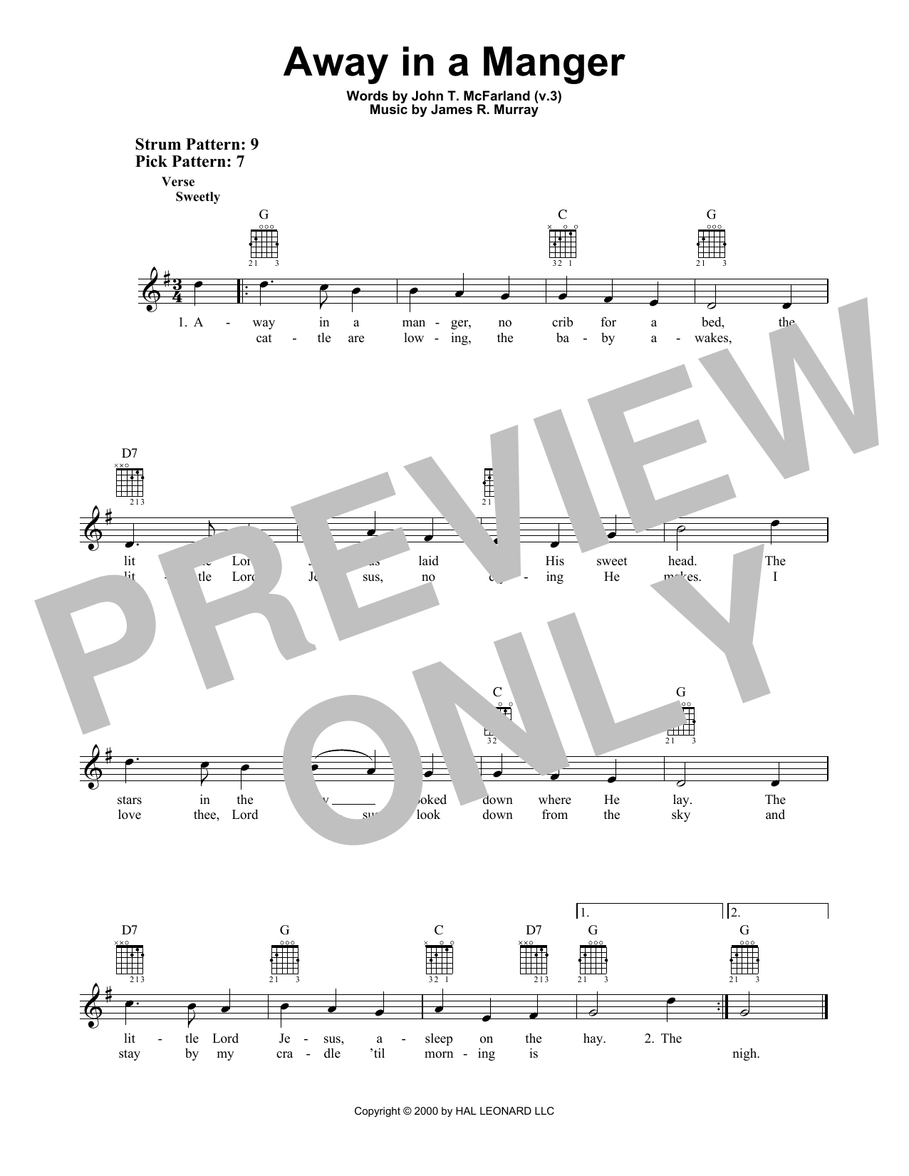 Product picture to: Away In A Manger