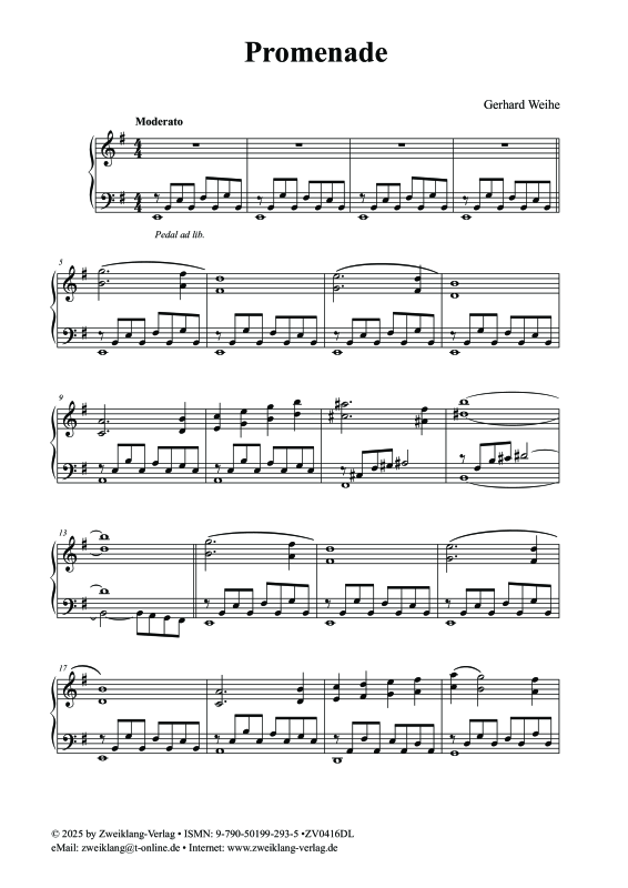 gallery: Promenade, Weihe, Gerhard, Klavier Solo