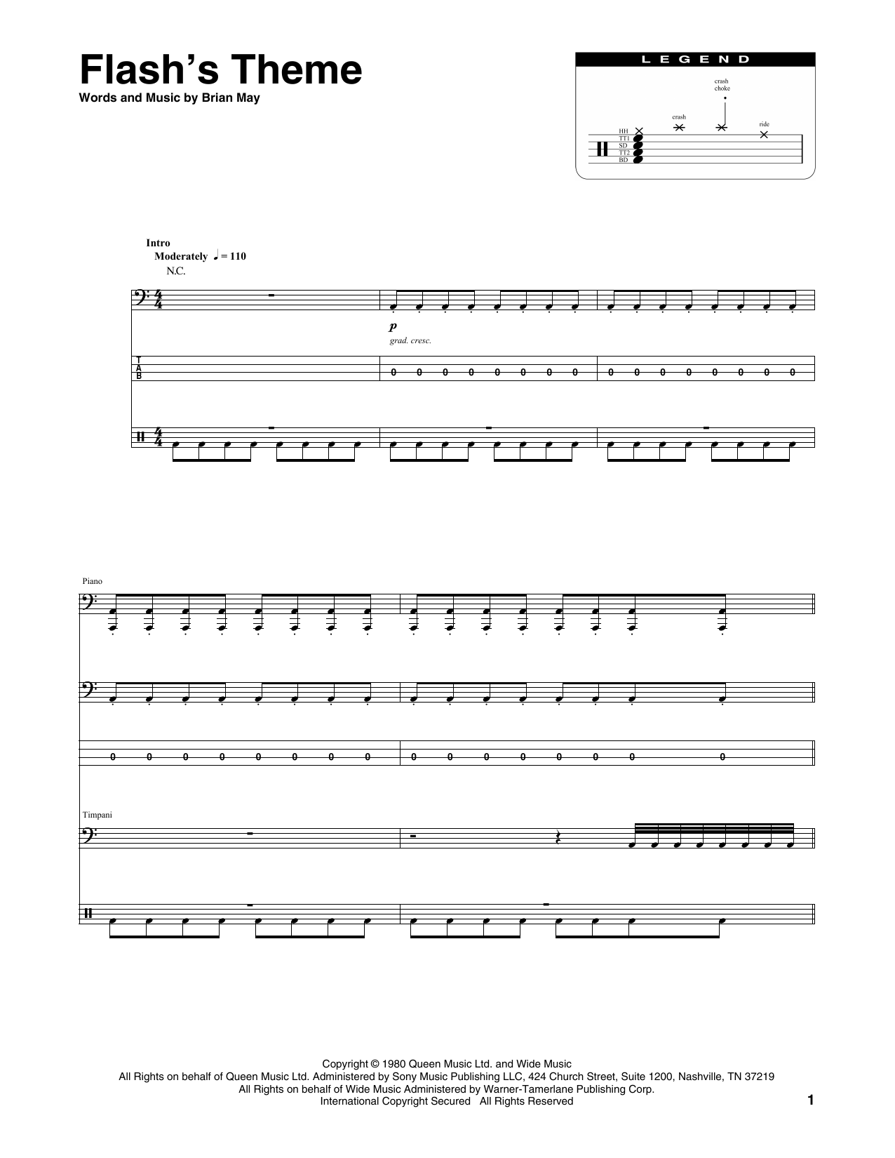 Produktgalerie: Seite 1 von 1 Flash's Theme, Queen
