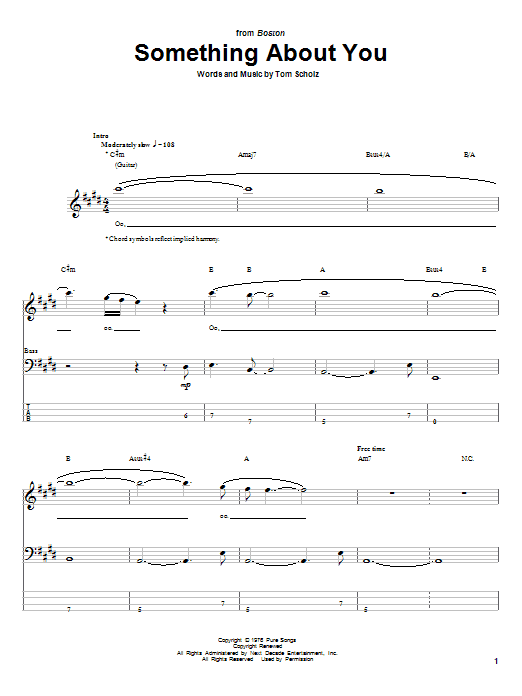Produktgalerie: Seite 1 von 1 Something About You, Boston, E-Bass