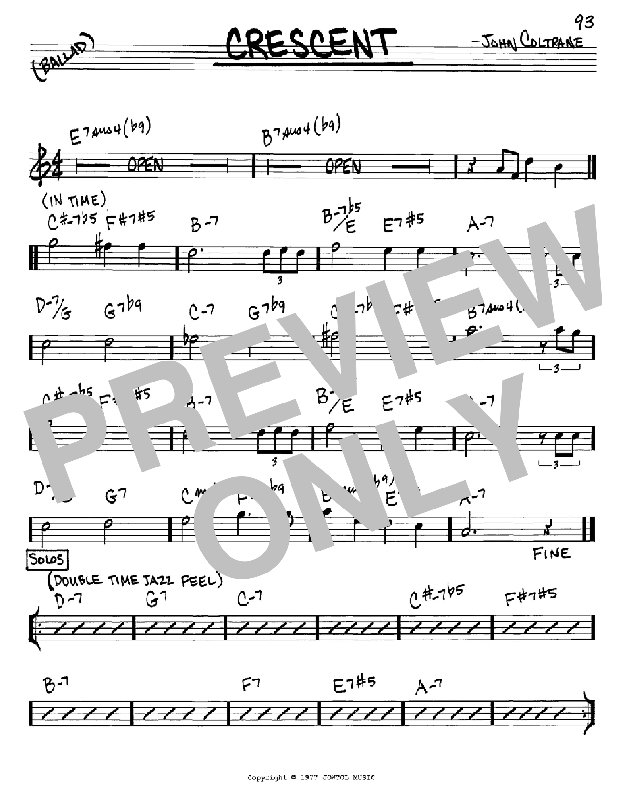 Produktbild zu:  Crescent - John Coltrane