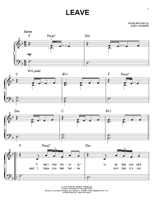 Produktbild zu: Leave